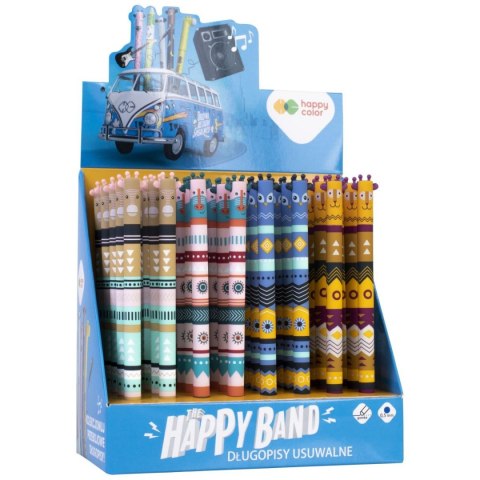 Długopis wymazywalny Happy Color Afrykanki Boho niebieski 0,5mm (HA 4120 02AF-KP40) Długopis wymazywalny Happy Color Afrykanki Boho niebieski 0,5mm (HA 4120 02AF-KP40)