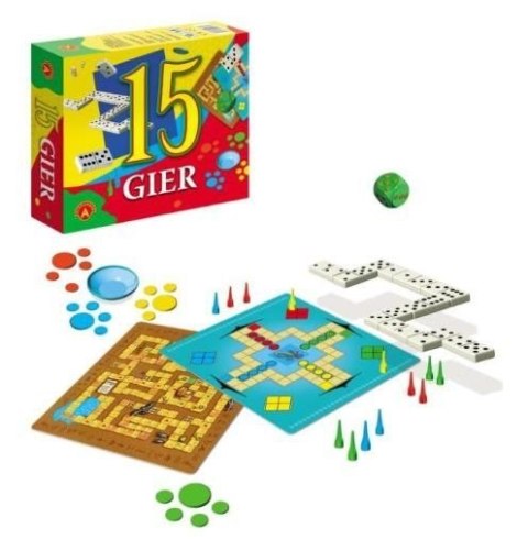 Gra edukacyjna Alexander 15 gier (5906018003796) Gra edukacyjna Alexander 15 gier (5906018003796)