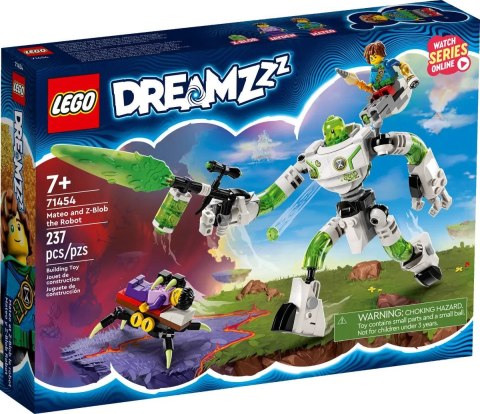 Klocki konstrukcyjne Lego DREAMZzz Mateo i robot Z-Blob (71454) Klocki konstrukcyjne Lego DREAMZzz Mateo i robot Z-Blob (71454)