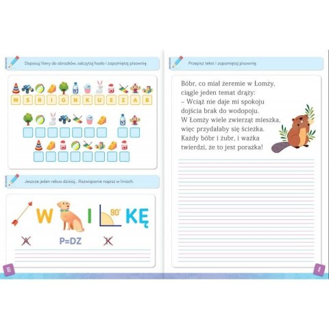 Książeczka edukacyjna Aksjomat Ortografia na 6. Klasy 1-3 Książeczka edukacyjna Aksjomat Ortografia na 6. Klasy 1-3