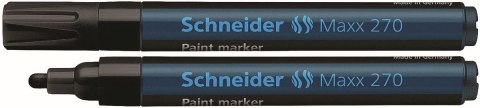 Marker olejowy Schneider Maxx 270, czarny 1,0-3,0mm (SR127001) Marker olejowy Schneider Maxx 270, czarny 1,0-3,0mm (SR127001)