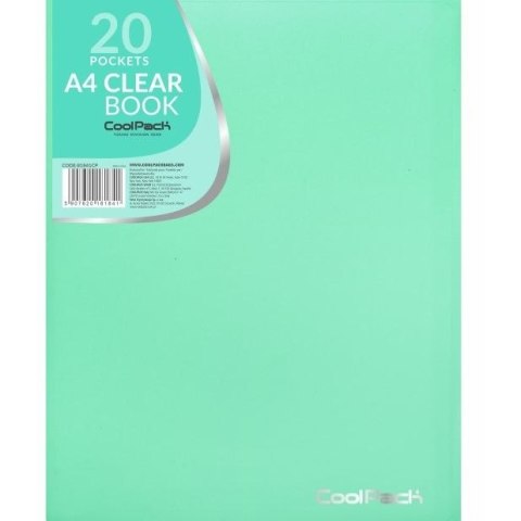 Teczka ofertowa Patio Pastelowa A4 kolor: miętowy 20 kieszeni (81841) Teczka ofertowa Patio Pastelowa A4 kolor: miętowy 20 kieszeni (81841)