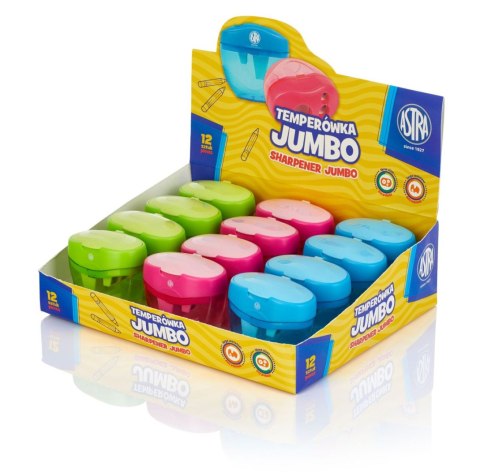 Temperówka Astra Jumbo mix plastikowa Temperówka Astra Jumbo mix plastikowa