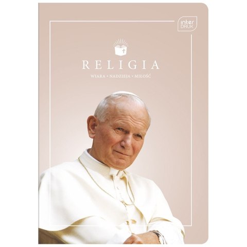 Zeszyt tematyczny Interdruk Jan Paweł II/Franciszek RELIGIA A5 60k. 70g krata (ZE60RELMIX) Zeszyt tematyczny Interdruk Jan Paweł II/Franciszek RELIGIA A5 60k. 70g krata (ZE60RELMIX)