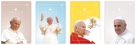 Zeszyt tematyczny Interdruk Jan Paweł II/Franciszek RELIGIA A5 60k. 70g krata (ZE60RELMIX) Zeszyt tematyczny Interdruk Jan Paweł II/Franciszek RELIGIA A5 60k. 70g krata (ZE60RELMIX)