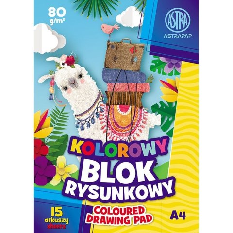Blok rysunkowy Astra ASTRAPAP A4 mix 80g 15k (106021004) Blok rysunkowy Astra ASTRAPAP A4 mix 80g 15k (106021004)