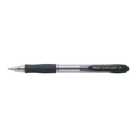 Długopis olejowy Pilot Super Grip czarny 0,21mm (BPGP-10R-F-B) Długopis olejowy Pilot Super Grip czarny 0,21mm (BPGP-10R-F-B)