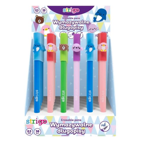 Długopis wymazywalny Strigo niebieski 0,5mm (SSC153) Długopis wymazywalny Strigo niebieski 0,5mm (SSC153)
