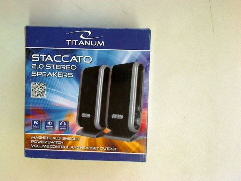 Głośnik Titanum Stacatto czarny (tp102) Głośnik Titanum Stacatto czarny (tp102)