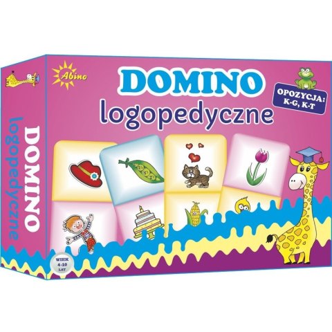 Gra edukacyjna Abino domino logopedyczne domino logopedyczne Gra edukacyjna Abino domino logopedyczne domino logopedyczne