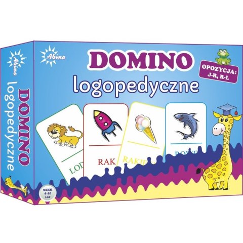 Gra edukacyjna Abino domino logopedyczne domino logopedyczne Gra edukacyjna Abino domino logopedyczne domino logopedyczne
