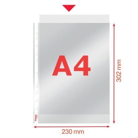 Koszulki na dokumenty Esselte krystaliczne krystaliczna A4 kolor: przezroczysty typu U 75 mic. (56113) Koszulki na dokumenty Esselte krystaliczne krystaliczna A4 kolor: przezroczysty typu U 75 mic. (56113)