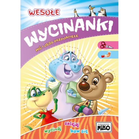 Książeczka edukacyjna Niko Wesołe wycinanki. Miś i jego przyjaciele. Książeczka edukacyjna Niko Wesołe wycinanki. Miś i jego przyjaciele.