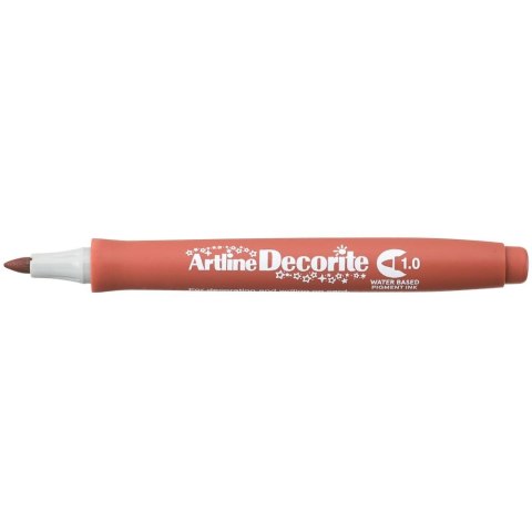 Marker permanentny Artline decorite, brązowy 1,0mm pędzelek końcówka (AR-033 6 2) Marker permanentny Artline decorite, brązowy 1,0mm pędzelek końcówka (AR-033 6 2)