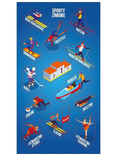 Naklejka (nalepka) Ranok Creative sporty zimowe Naklejka (nalepka) Ranok Creative sporty zimowe