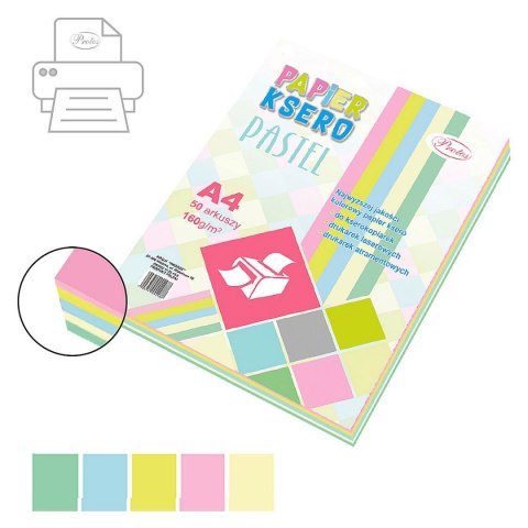 Papier kolorowy Protos A4 mix 160g Papier kolorowy Protos A4 mix 160g