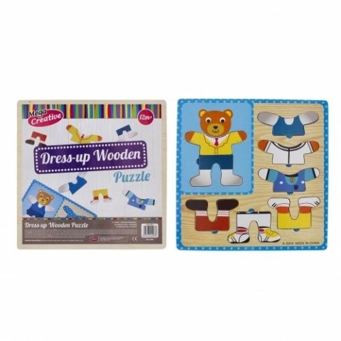 Układanka Mega Creative drewniana 8 elementów Ubieranka (459803) Układanka Mega Creative drewniana 8 elementów Ubieranka (459803)