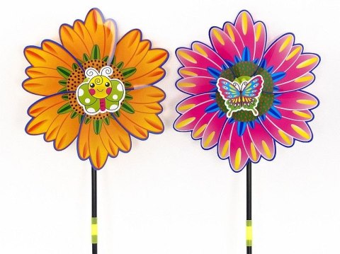 Wiatrak Adar z motylkiem śred.24cm, trzonek dł.42cm (496460) Wiatrak Adar z motylkiem śred.24cm, trzonek dł.42cm (496460)