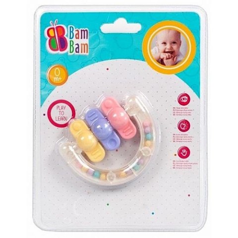 Grzechotka Bam Bam znaczki (414251) Grzechotka Bam Bam znaczki (414251)