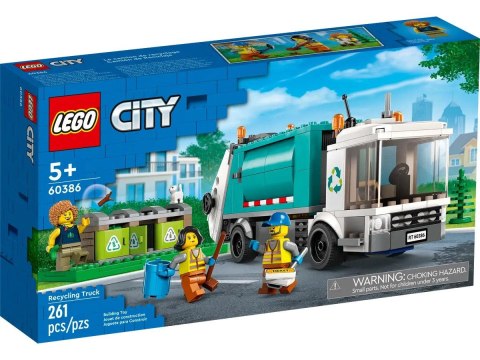 Klocki konstrukcyjne Lego City ciężarówka recyklingowa (60386) Klocki konstrukcyjne Lego City ciężarówka recyklingowa (60386)