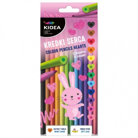 Kredki ołówkowe Kidea KS12KKA 12 kol. Kredki ołówkowe Kidea KS12KKA 12 kol.
