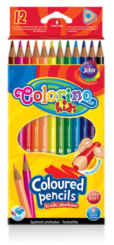 Kredki ołówkowe Patio Colorino 12 kol. (51798) Kredki ołówkowe Patio Colorino 12 kol. (51798)