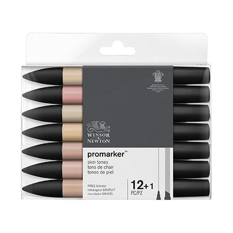 Marker specjalistyczny Winsor zestaw 12+1 skin tones (0290172) Marker specjalistyczny Winsor zestaw 12+1 skin tones (0290172)