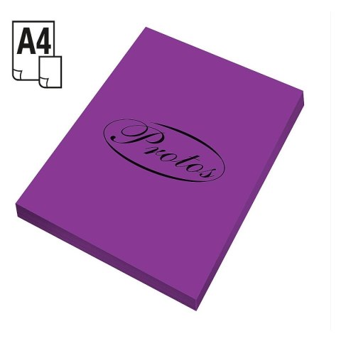 Papier kolorowy Protos 50g A4 fioletowy jasny 170g Papier kolorowy Protos 50g A4 fioletowy jasny 170g