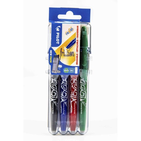 Pióro kulkowe na naboje Pilot Frixion x4 szt + etui Pióro kulkowe na naboje Pilot Frixion x4 szt + etui
