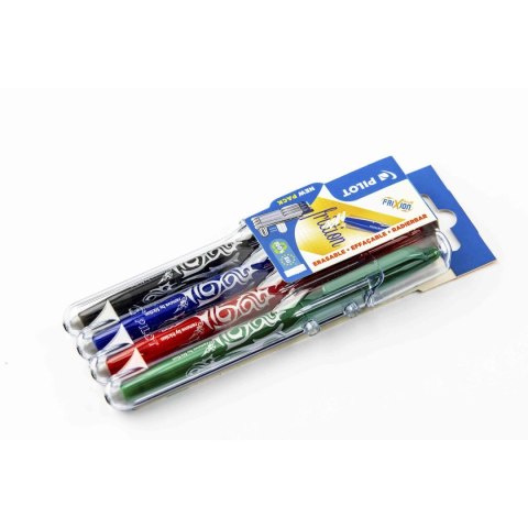 Pióro kulkowe na naboje Pilot Frixion x4 szt + etui Pióro kulkowe na naboje Pilot Frixion x4 szt + etui
