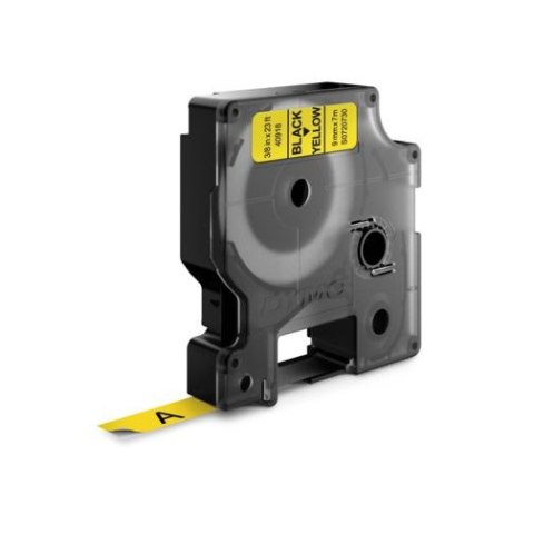 Taśma Dymo D1 9mm x 7m żółta/czarny nadruk Taśma Dymo D1 9mm x 7m żółta/czarny nadruk