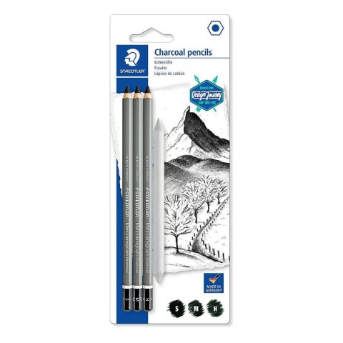 Węgiel rysunkowy Staedtler (S 100C SBK4) Węgiel rysunkowy Staedtler (S 100C SBK4)
