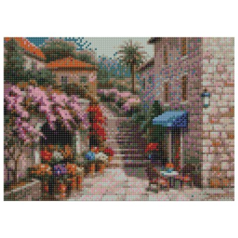 Zestaw kreatywny Flamingo Line Diamentowa mozaika 30x40cm Pejzaż (TSGK82573) Zestaw kreatywny Flamingo Line Diamentowa mozaika 30x40cm Pejzaż (TSGK82573)