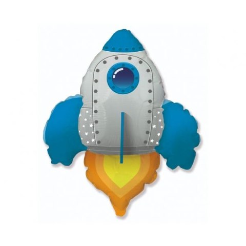 Balon foliowy Godan Rakieta niebieska 24cal (B901841A) Balon foliowy Godan Rakieta niebieska 24cal (B901841A)