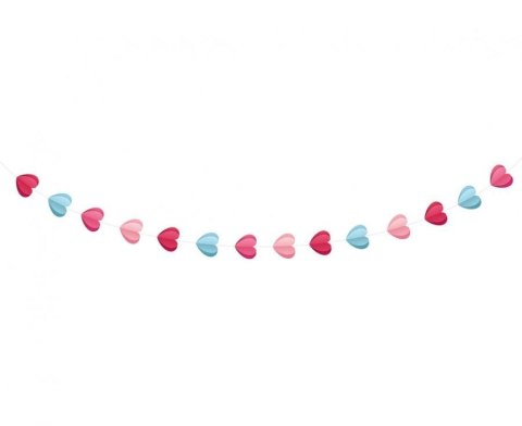 Girlanda Godan Love is in the air - Serduszka 3D, 200 cm (RV-GPLS) Girlanda Godan Love is in the air - Serduszka 3D, 200 cm (RV-GPLS)