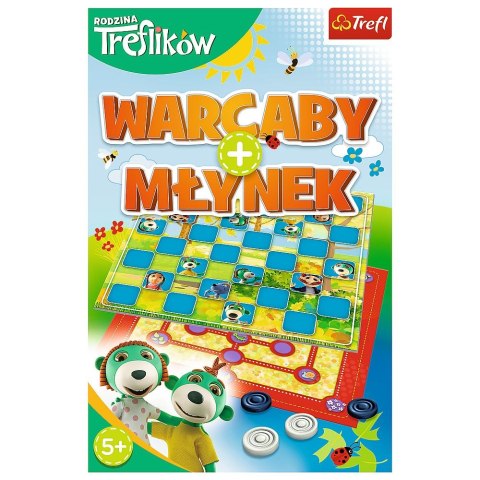Gra strategiczna Trefl Rodzina Treflików 2w1 Warcaby/Młynek WARCABY/MŁYNEK (01920) Gra strategiczna Trefl Rodzina Treflików 2w1 Warcaby/Młynek WARCABY/MŁYNEK (01920)