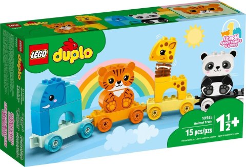 Klocki konstrukcyjne Lego Duplo pociąg ze zwierzątkami (10955) Klocki konstrukcyjne Lego Duplo pociąg ze zwierzątkami (10955)