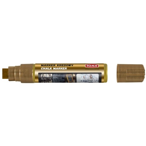 Marker specjalistyczny Toma złoty kredowy, złoty 8,0mm gąbka końcówka (To-290) Marker specjalistyczny Toma złoty kredowy, złoty 8,0mm gąbka końcówka (To-290)