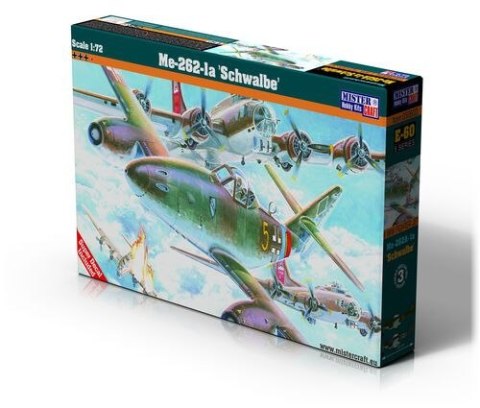 Model do sklejania Mastercraft Me-262-1a Schwalbe (E-60) Model do sklejania Mastercraft Me-262-1a Schwalbe (E-60)