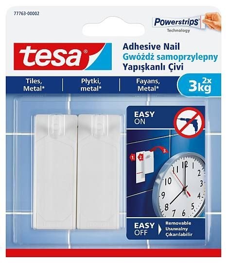 Plaster samoprzylepny Tesa gwóźdź samoprzylepny do płytek (77763) Plaster samoprzylepny Tesa gwóźdź samoprzylepny do płytek (77763)