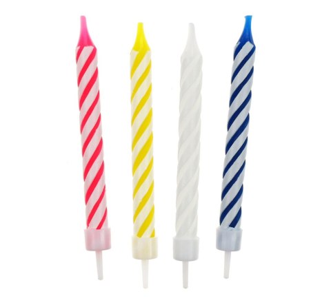 Świeczka urodzinowa urodzinowe 7,5 cm 4 kolory (BS86001200A) Świeczka urodzinowa urodzinowe 7,5 cm 4 kolory (BS86001200A)