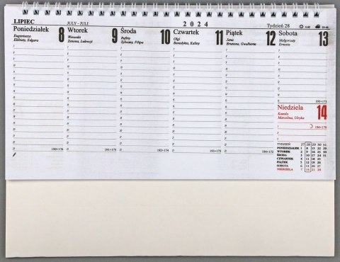 Kalendarz biurkowy Darrieus biurkowe 135mm x 260mm Kalendarz biurkowy Darrieus biurkowe 135mm x 260mm