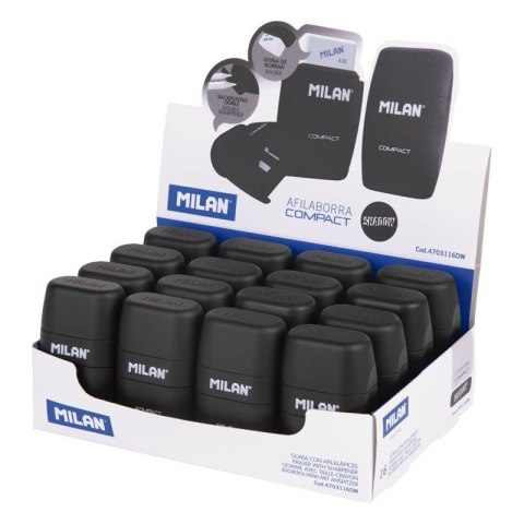 Temperówko-gumka Milan Compact Shadow (4703116DW) Temperówko-gumka Milan Compact Shadow (4703116DW)