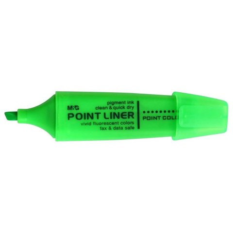 Zakreślacz Point Liner AHM21572 M&G zapachowy ścięta końcówka 1-4 mm zielony Zakreślacz Point Liner AHM21572 M&G zapachowy ścięta końcówka 1-4 mm zielony