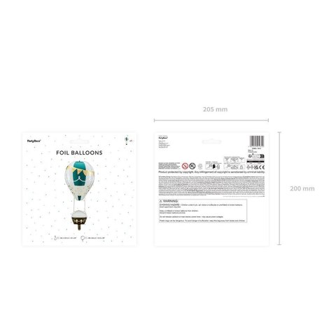 Balon foliowy Partydeco Balon 4D, 36x110 cm (FB212) Balon foliowy Partydeco Balon 4D, 36x110 cm (FB212)