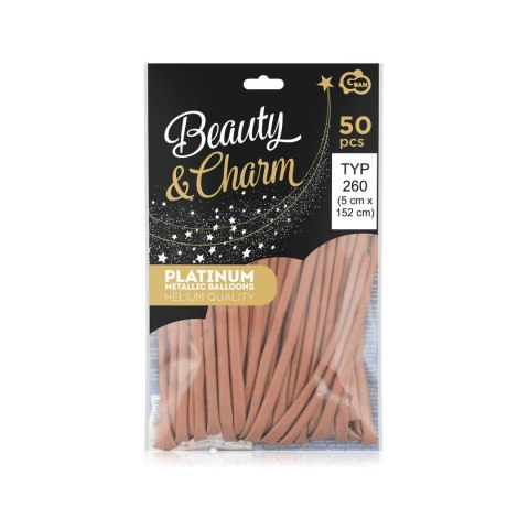 Balon gumowy Godan do modelowania Beauty&Charm, platynowe różowo-złote, 50 szt. różowy (CB-MLGRZ) Balon gumowy Godan do modelowania Beauty&Charm, platynowe różowo-złote, 50 szt. różowy (CB-MLGRZ)