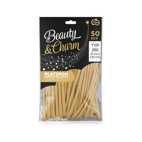 Balon gumowy Godan do modelowania Beauty&Charm, platynowe złote 50 szt. złoty (CB-MLZT) Balon gumowy Godan do modelowania Beauty&Charm, platynowe złote 50 szt. złoty (CB-MLZT)