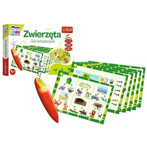 Gra edukacyjna Trefl Zwierzęta Mały Odkrywca i Magiczny Ołówek Zwierzęta Magiczny ołówek (02111) Gra edukacyjna Trefl Zwierzęta Mały Odkrywca i Magiczny Ołówek Zwierzęta Magiczny ołówek (02111)