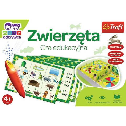 Gra edukacyjna Trefl Zwierzęta Mały Odkrywca i Magiczny Ołówek Zwierzęta Magiczny ołówek (02111) Gra edukacyjna Trefl Zwierzęta Mały Odkrywca i Magiczny Ołówek Zwierzęta Magiczny ołówek (02111)