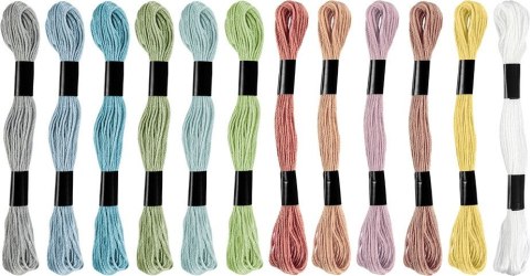Mulina Titanum Craft-Fun Series pastelowa 12 kol. Mulina Titanum Craft-Fun Series pastelowa 12 kol.